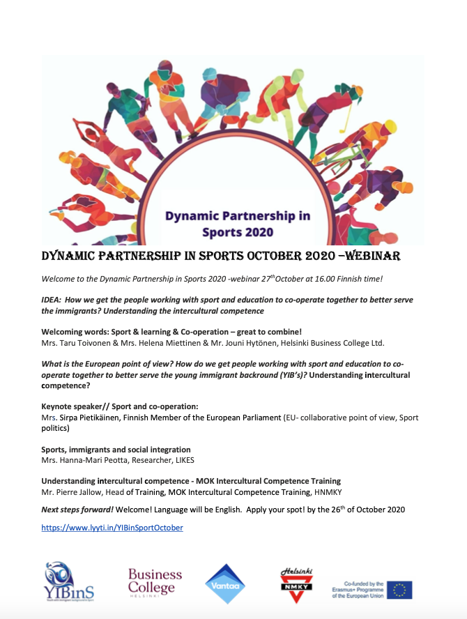 Dynamic Partnership Sports And Energy Business College Helsinki